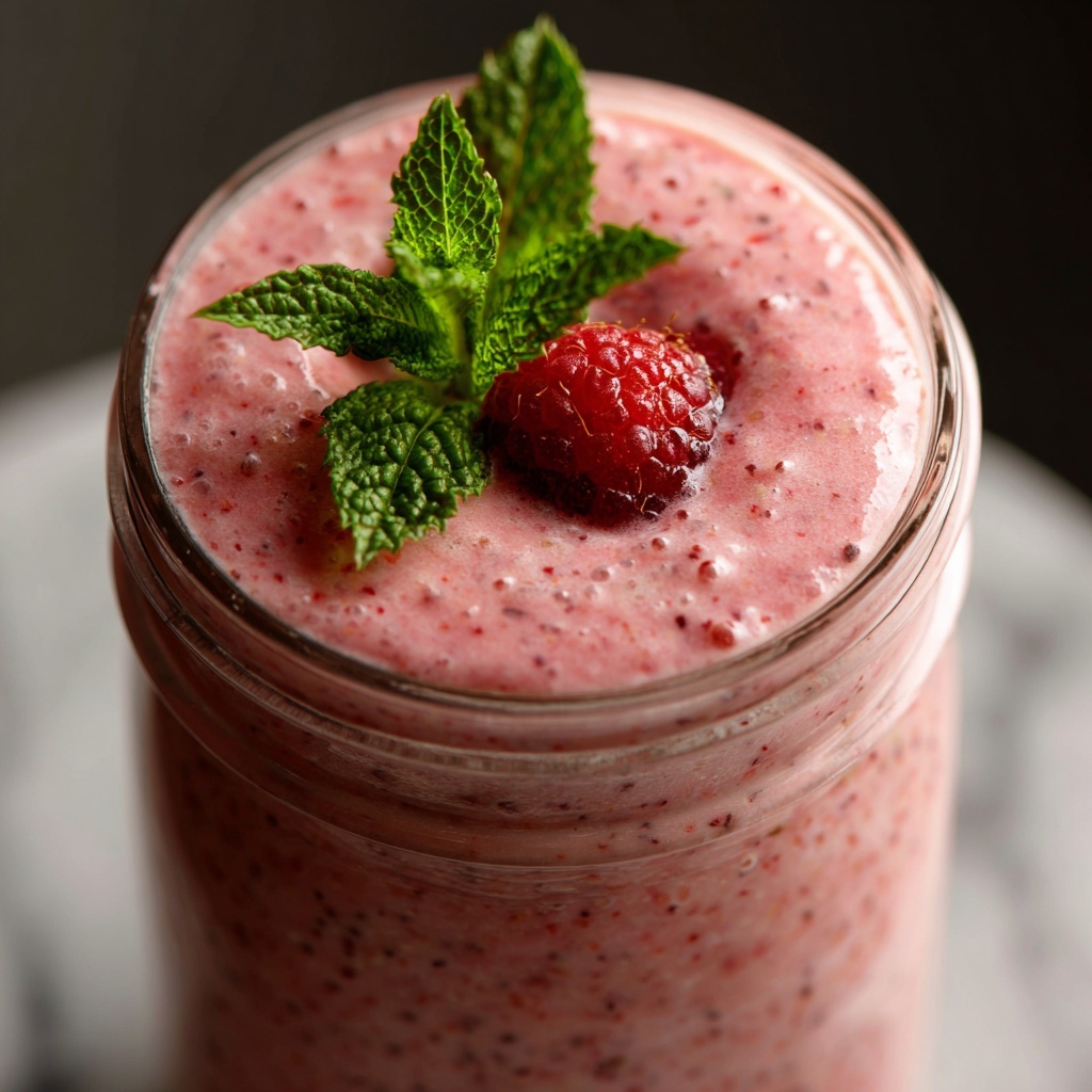 Healthy Berry Spinach Smoothie Recipe - Recipe Image