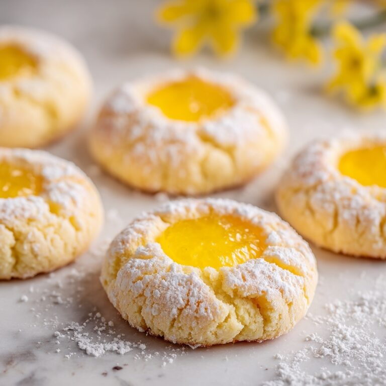 Lemon Curd Thumbprint Cookies Recipe