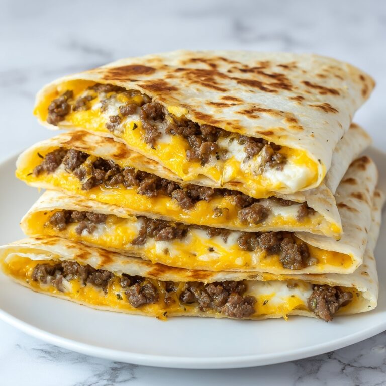 Blackstone Cheeseburger Quesadilla Recipe