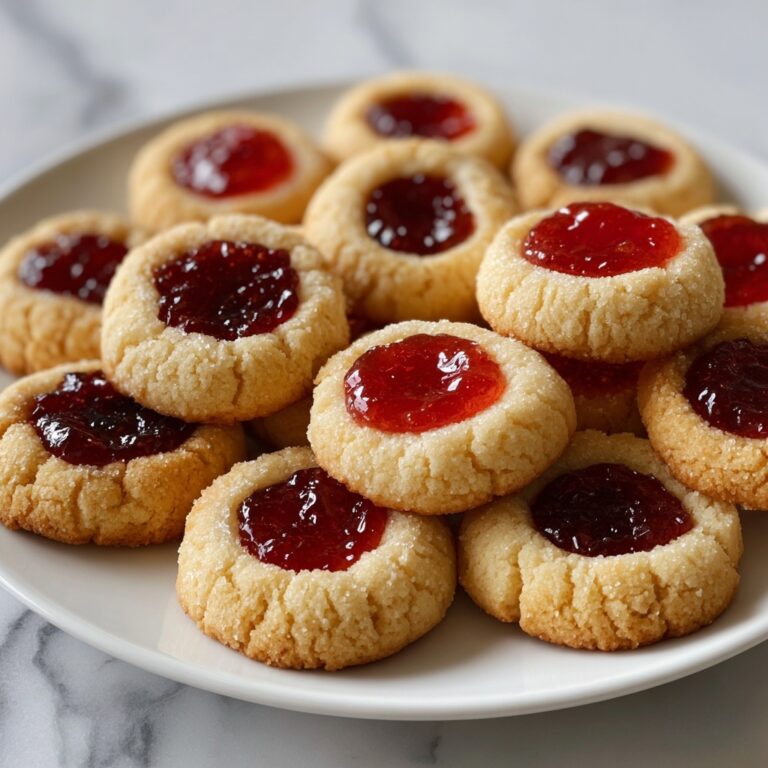 Thumbprint Cookies with Jam Filling Recipe