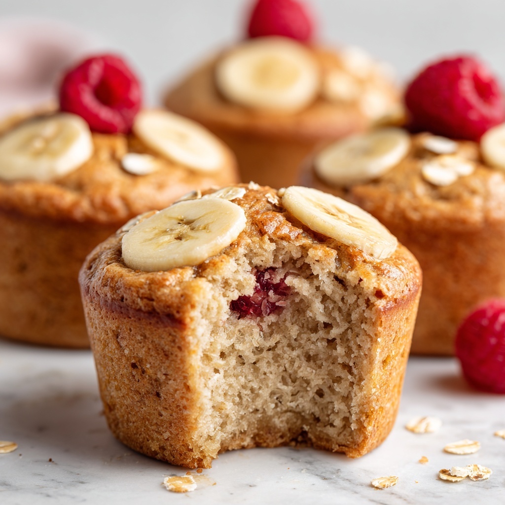 Healthy Banana Oat Muffins Recipe - Recipe Image