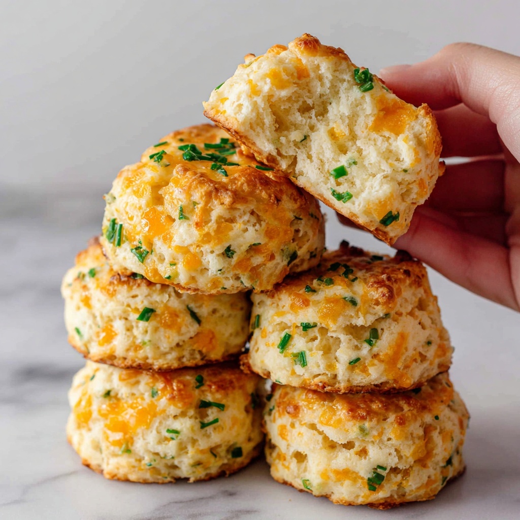 Cheddar Scallion Drop Biscuits Recipe - Recipe Image