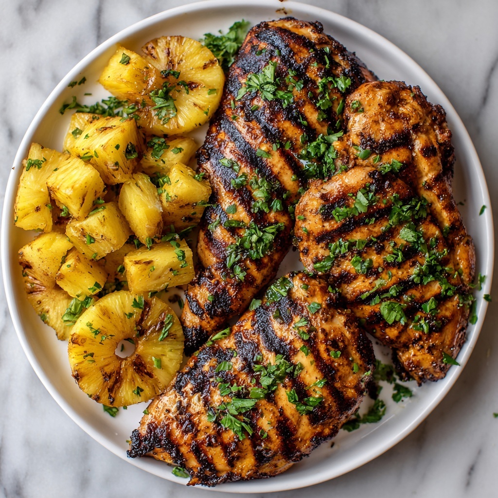Pineapple BBQ Baked Chicken Breast Recipe - Recipe Image