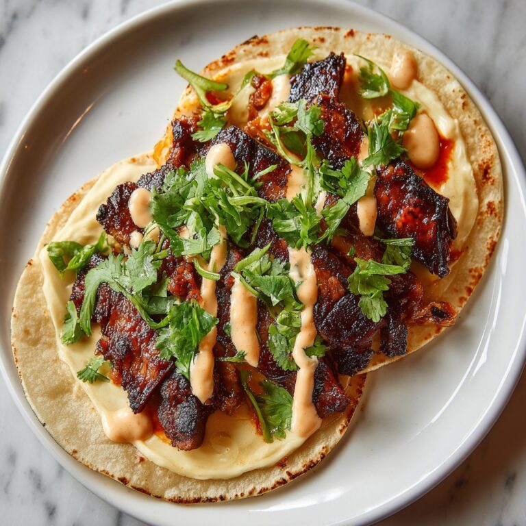 Garlic Butter Honey BBQ Beef Tacos Recipe