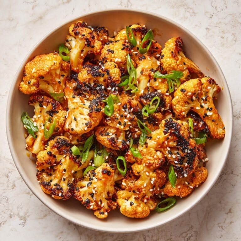 Sweet and Spicy Baked Cauliflower Recipe