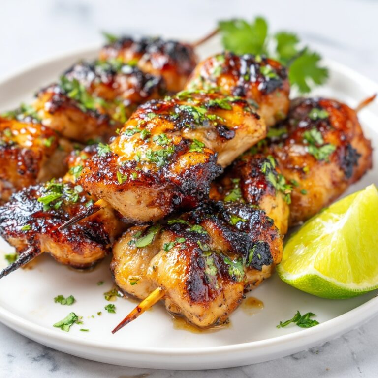 Sizzling Honey Lime Chicken Skewers Recipe