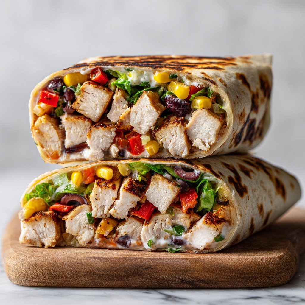 Southwest Chicken Wrap Recipe - Recipe Image