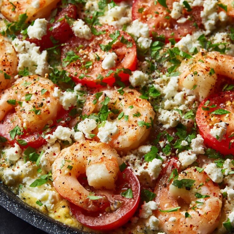 Greek Shrimp with Feta and Tomatoes Recipe