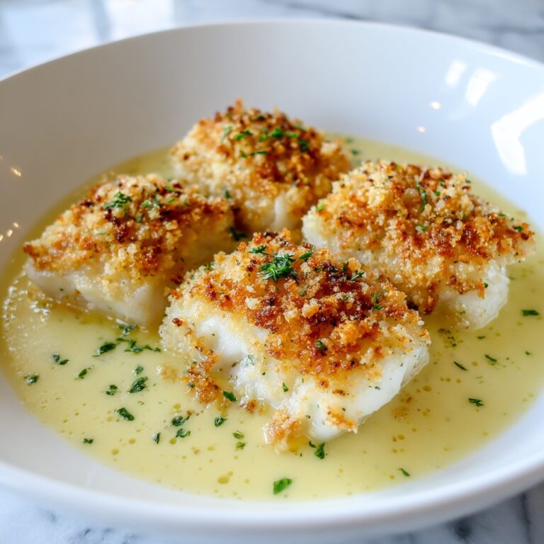 Creamy Lemon Garlic Baked Cod Recipe