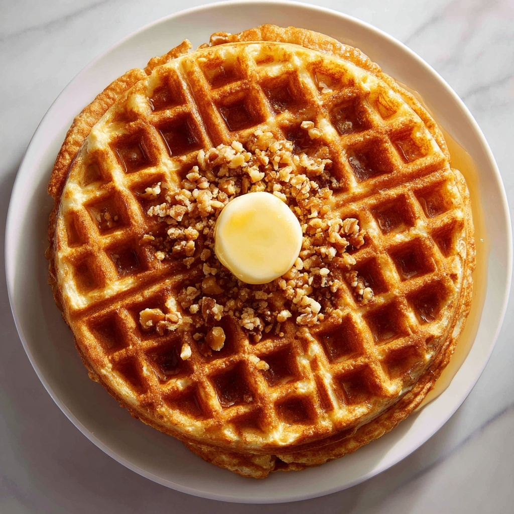 Spiced Pumpkin Waffles with Brown Butter Maple Syrup Recipe - Recipe Image