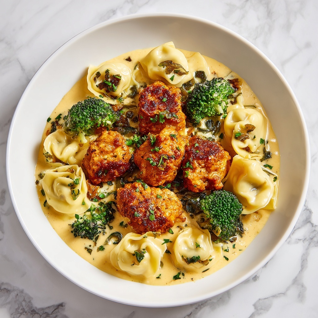Garlic Parmesan Chicken Tortellini Recipe - Recipe Image