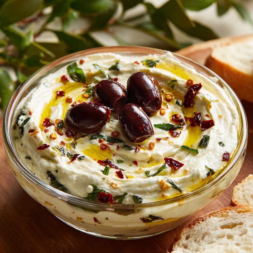 Cream Cheese & Feta Olive Spread Recipe - Recipe Image