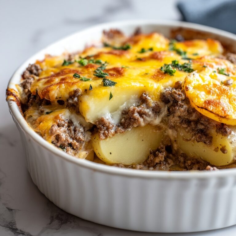 Cheesy Taco Potato Casserole Recipe