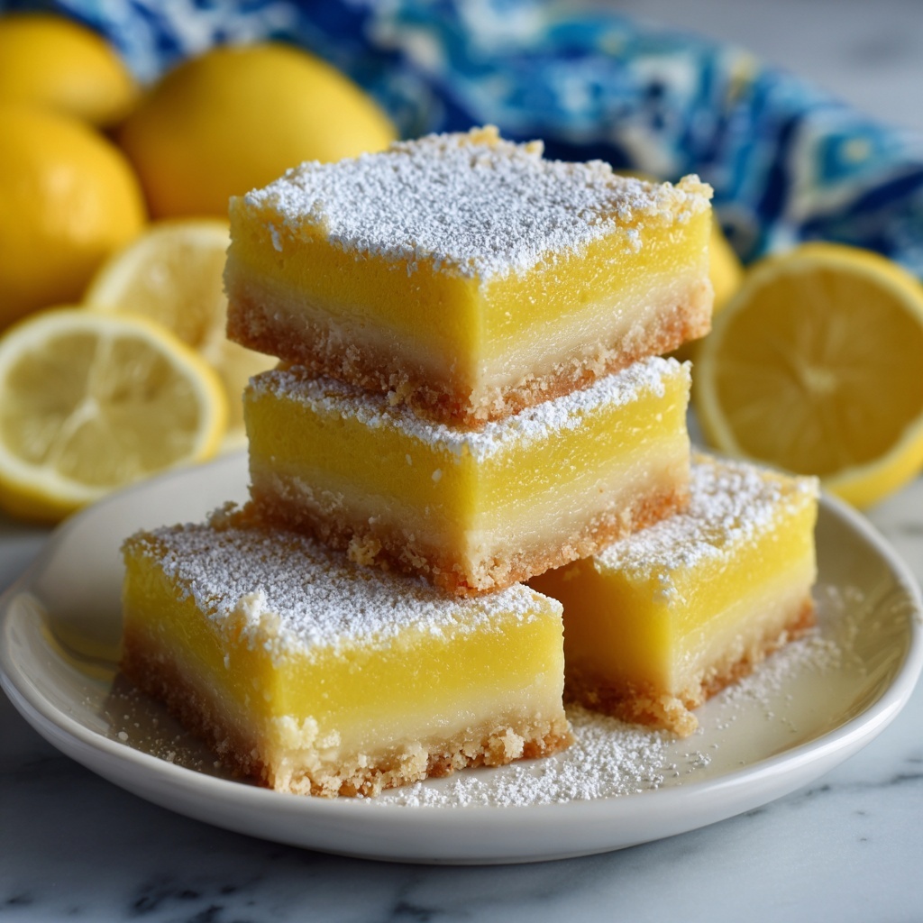 Easy Gluten Free Lemon Bars Recipe - Recipe Image