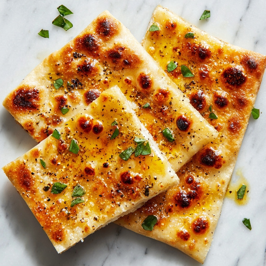 Garlic and Butter Flatbread Recipe - Recipe Image