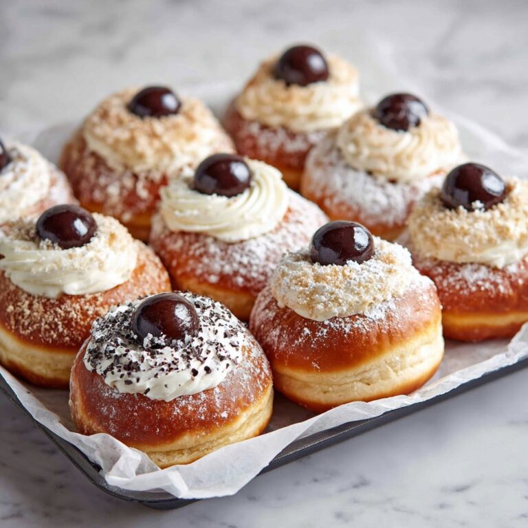 Chai Cream Filled Doughnuts Recipe