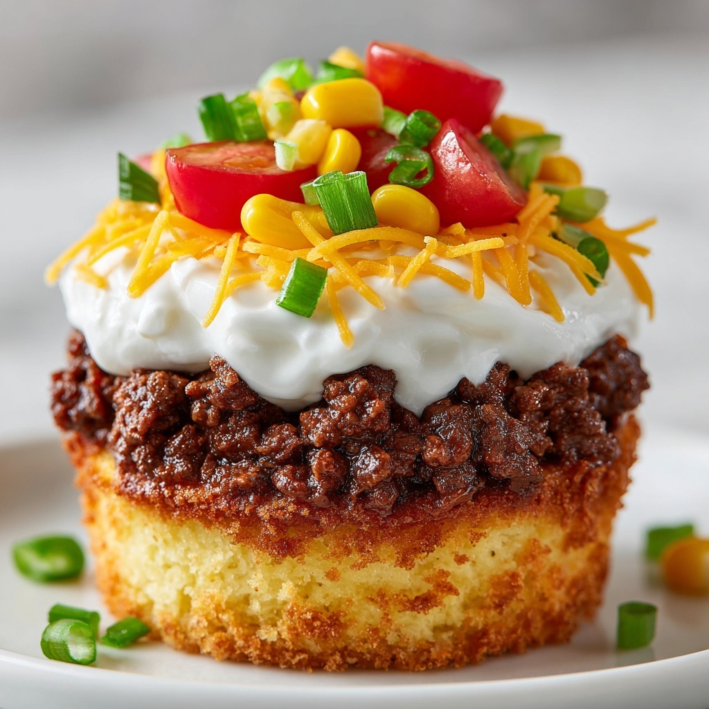 Taco Cupcakes Recipe - Recipe Image