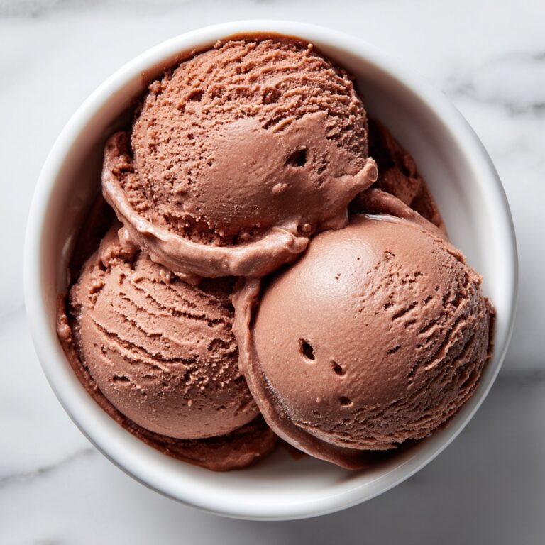 Creamy Frozen Chocolate Ice Cream Recipe