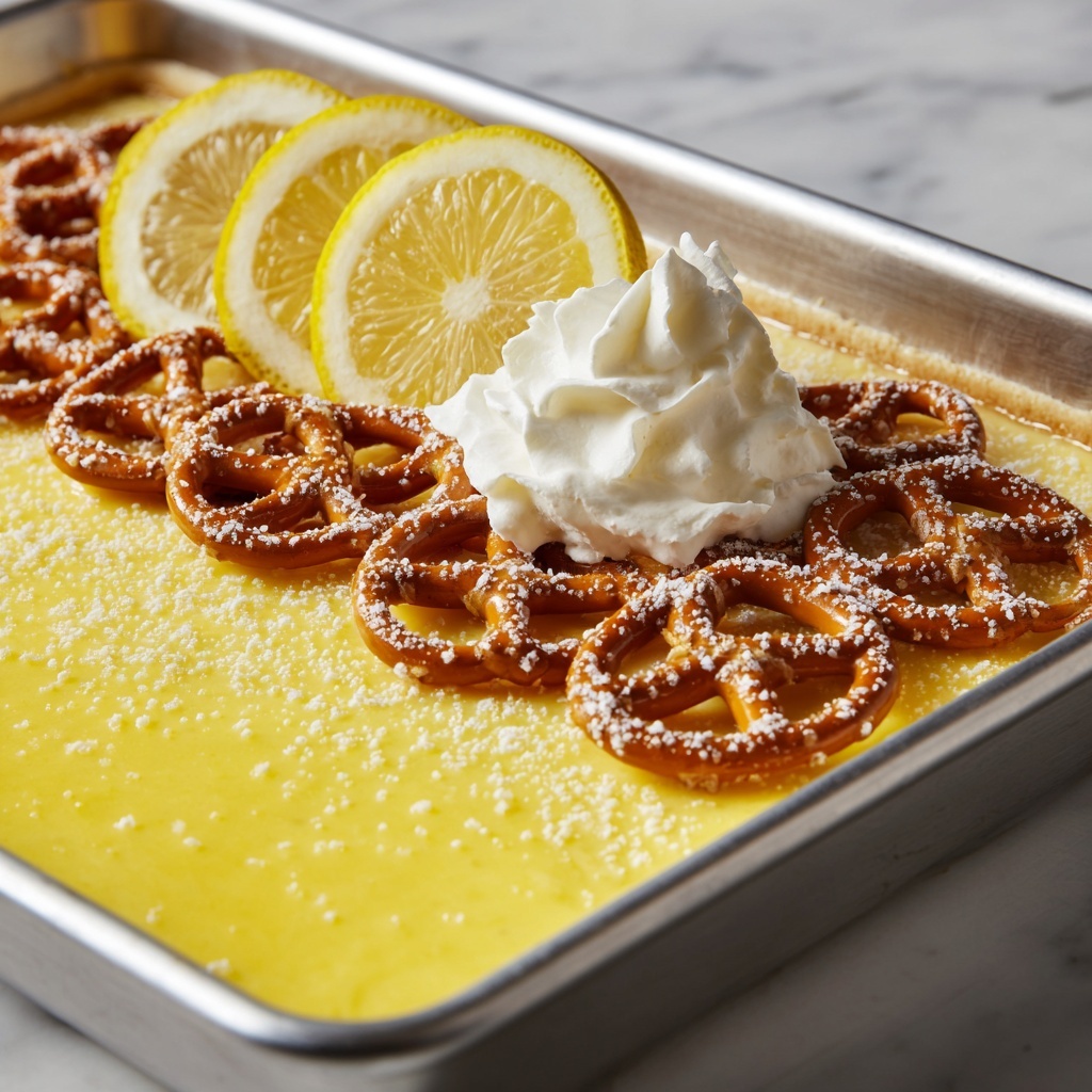 Lemon Pretzel Dessert Recipe - Recipe Image
