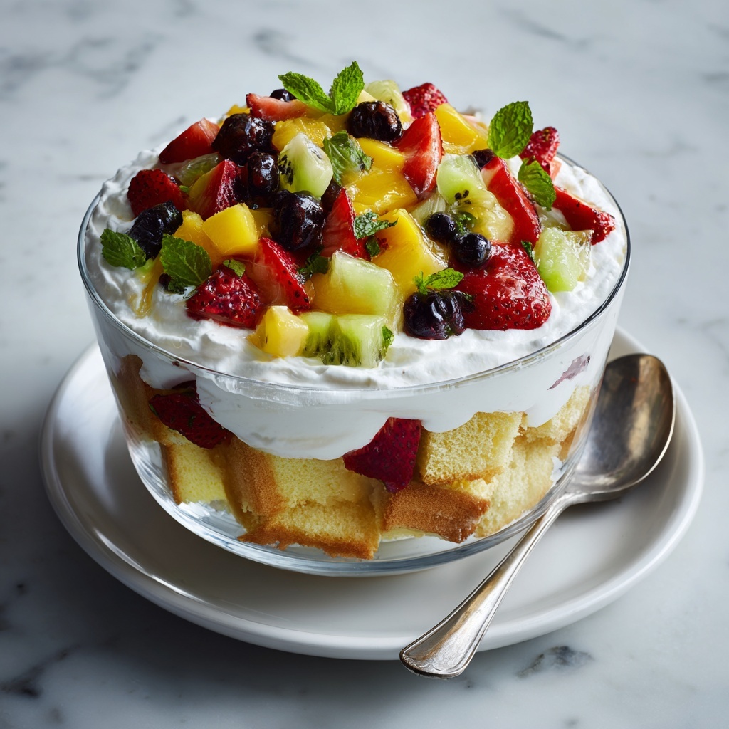 Bright and Refreshing Breakfast Fruit Salad Recipe - Recipe Image