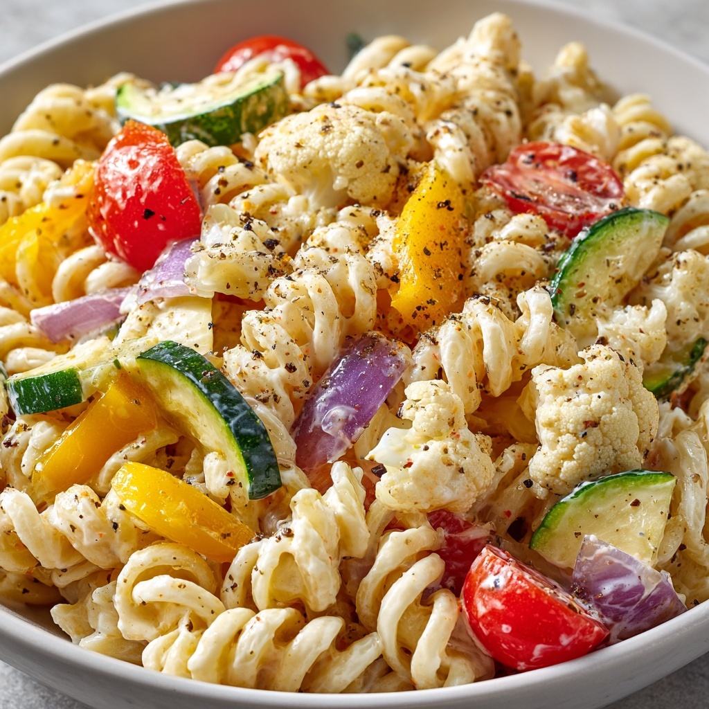 Feta & Roasted Veggie Pasta Recipe - Recipe Image