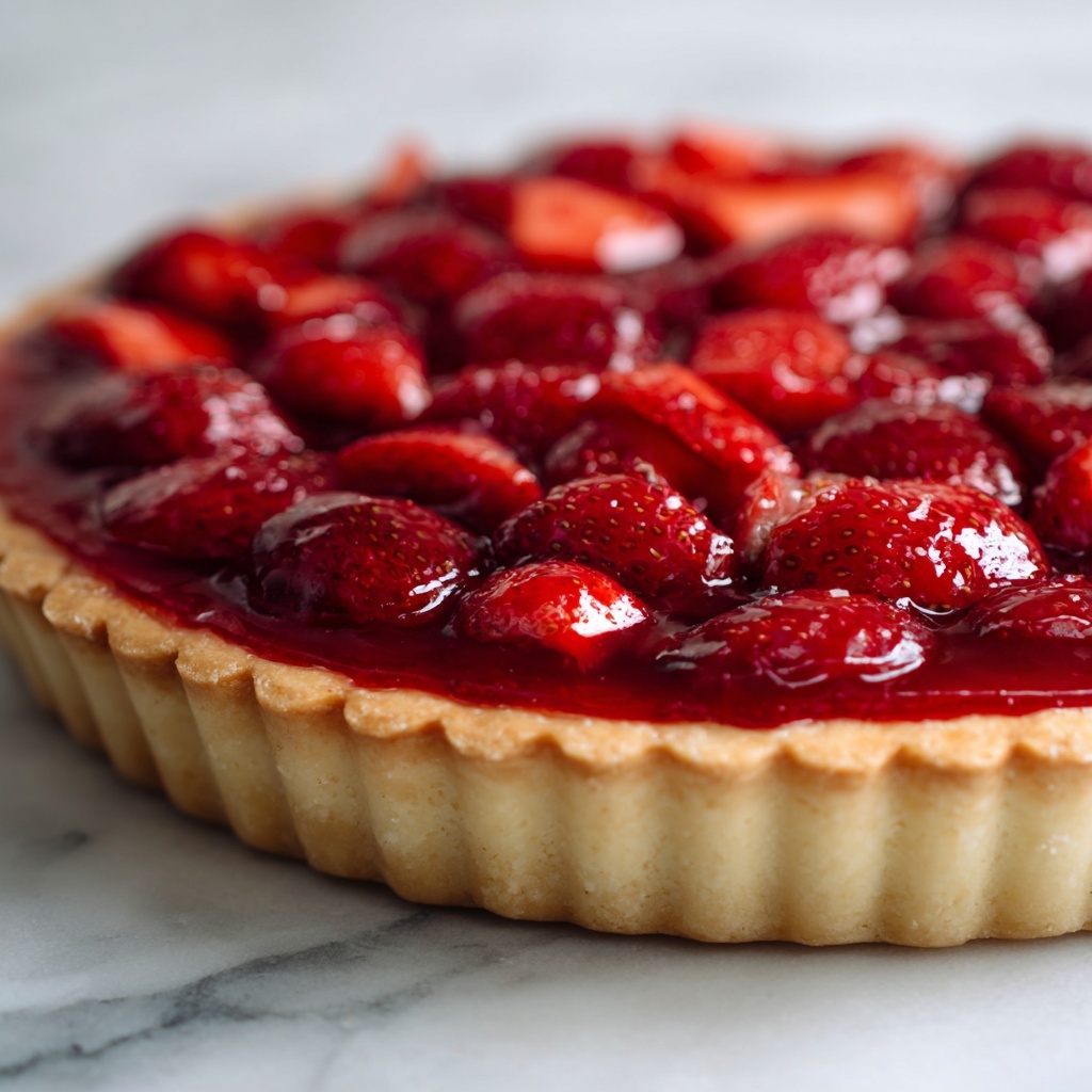 Homemade Fresh Strawberry Pie Recipe - Recipe Image