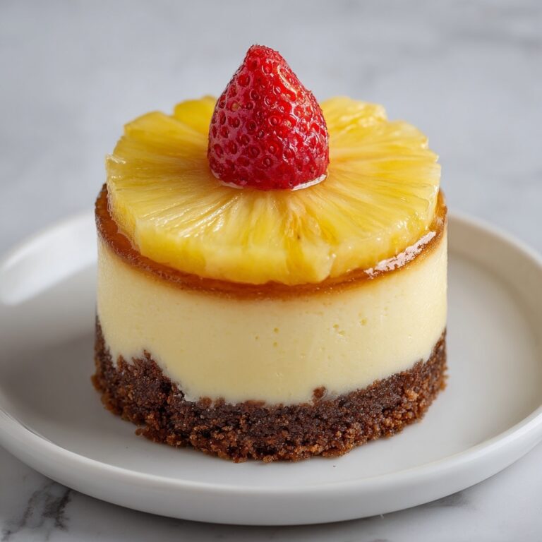 Mini Pineapple Upside-Down Cheesecakes Recipe