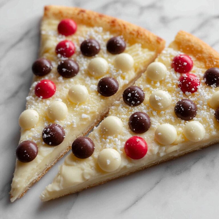 White Chocolate Brownie Pizza with Berries and Sprinkles Recipe