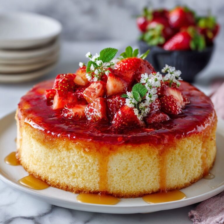 Strawberry Upside Down Cake Recipe