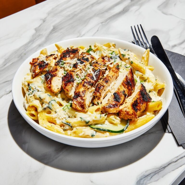 Garlic Parmesan Chicken and Pasta Recipe
