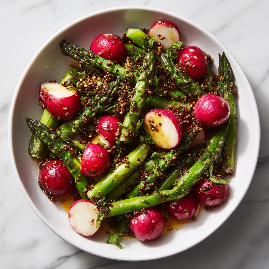 Spring Salad with Roasted Veggies Recipe - Recipe Image
