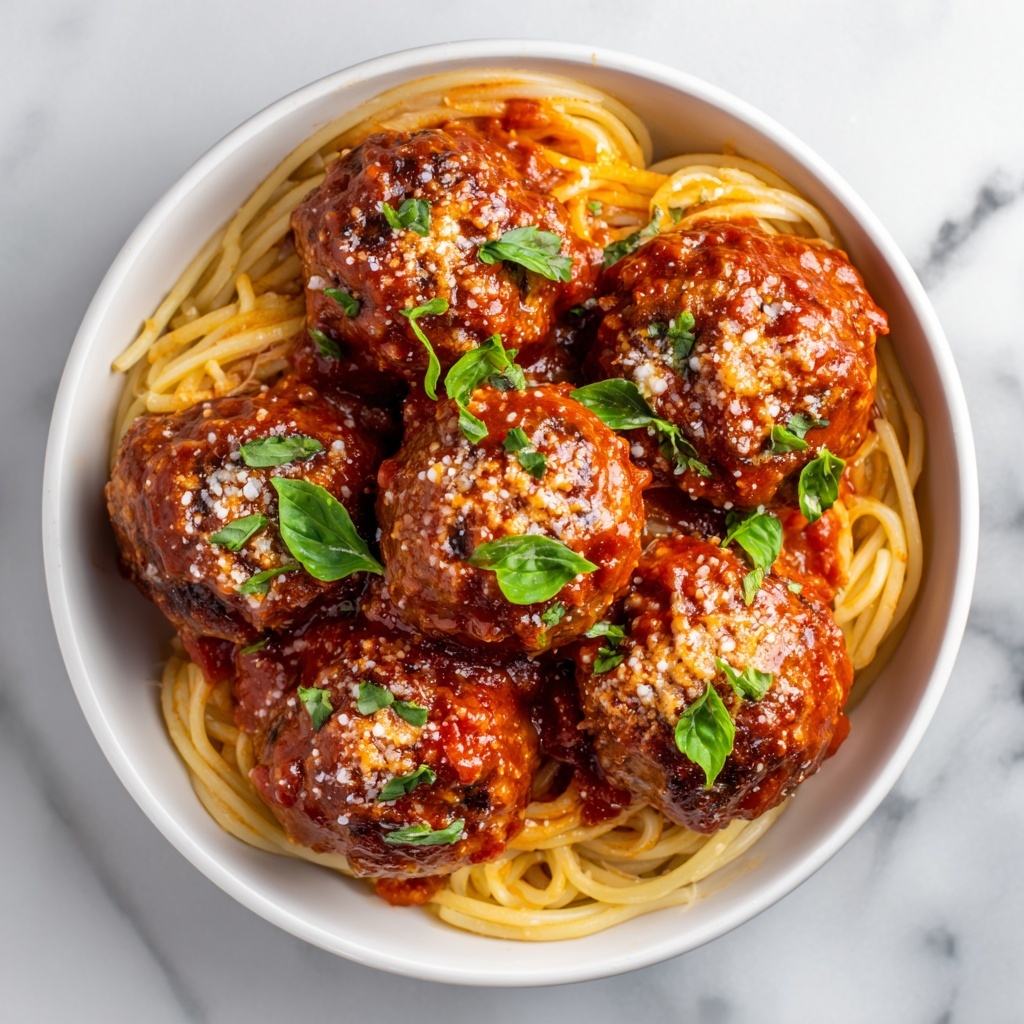 Italian-Style Meatballs in Tomato Sauce Recipe - Recipe Image