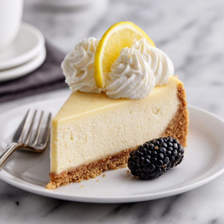 No-Bake Lemon Cheesecake Recipe
