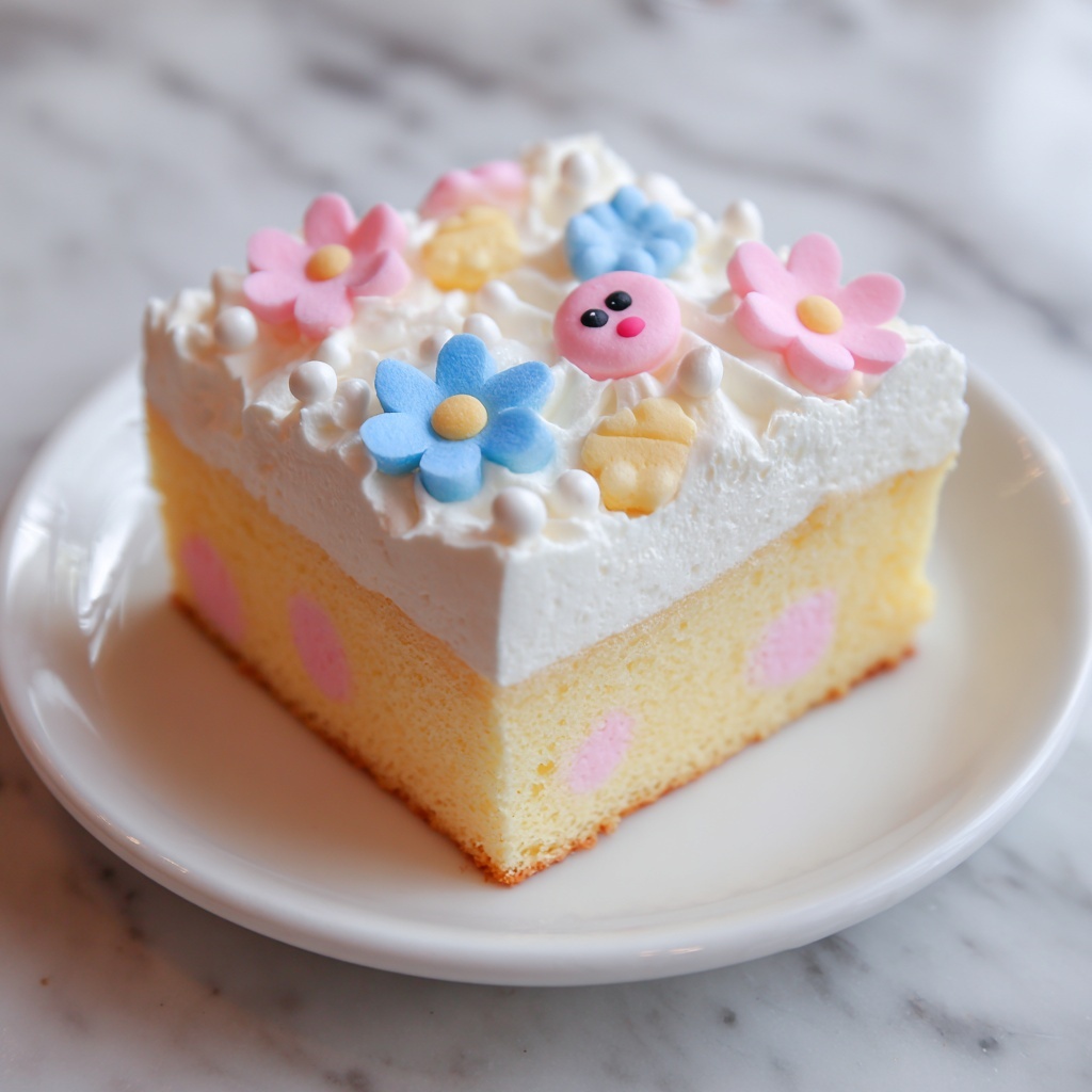 Easter Bunny Poke Cake Recipe - Recipe Image