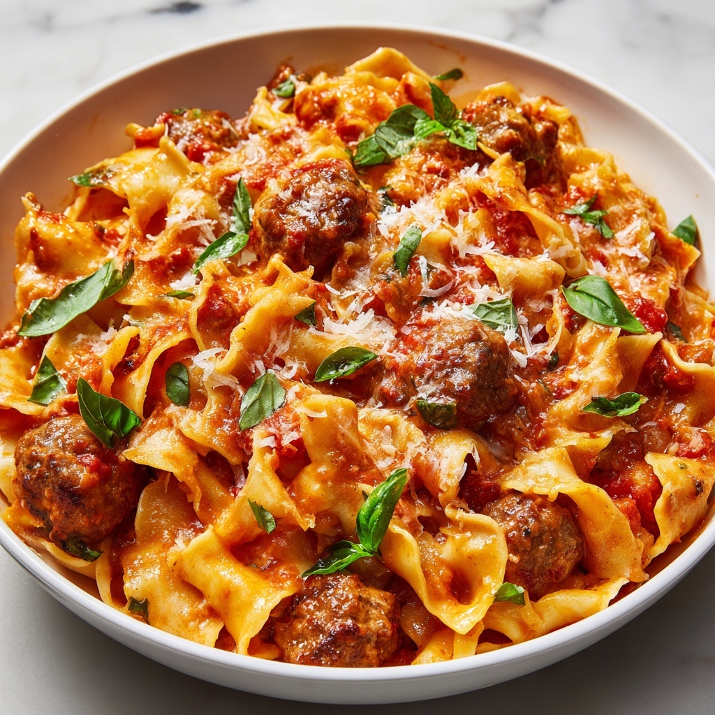 Sausage Nduja Pasta Recipe - Recipe Image