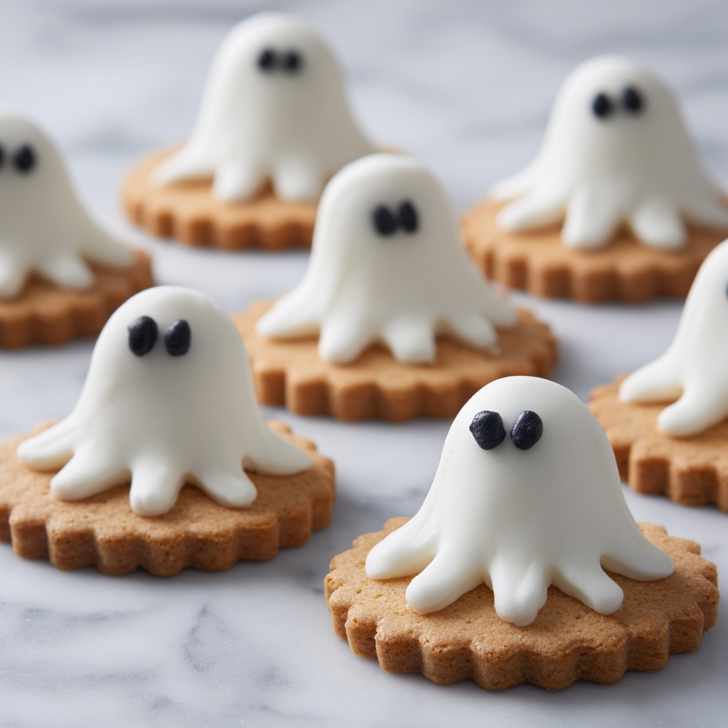 Nutter Butter Ghost Cookies Recipe - Recipe Image