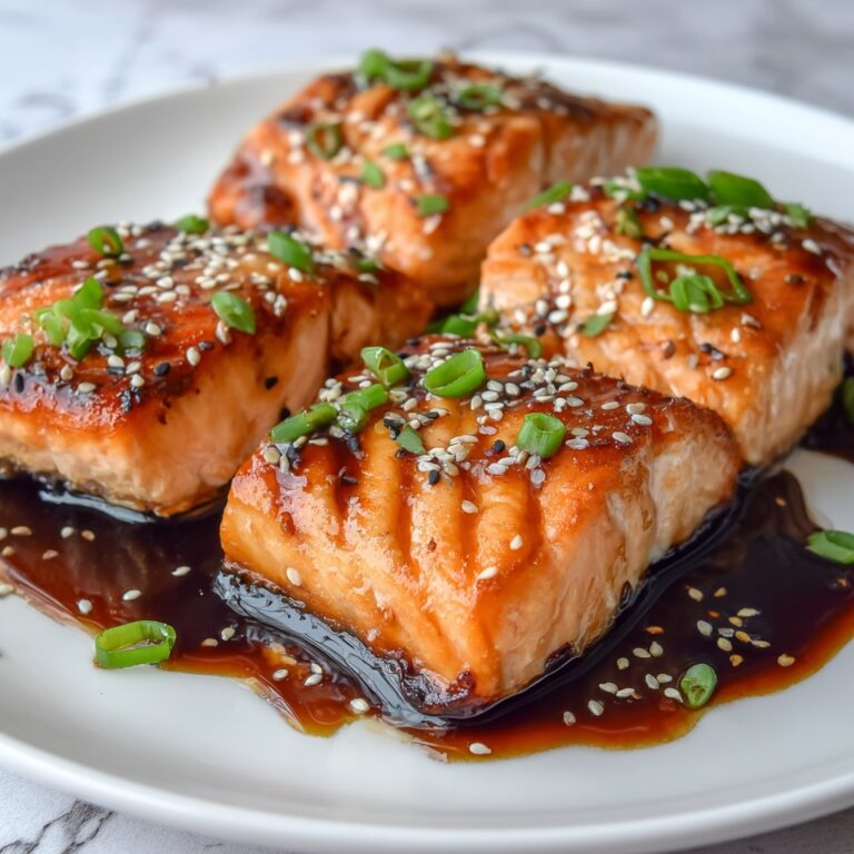Teriyaki Salmon Baked in a Homemade Sauce Recipe