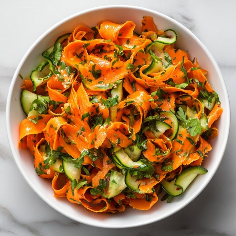 Cucumber Carrot Salad with Honey Vinaigrette Recipe