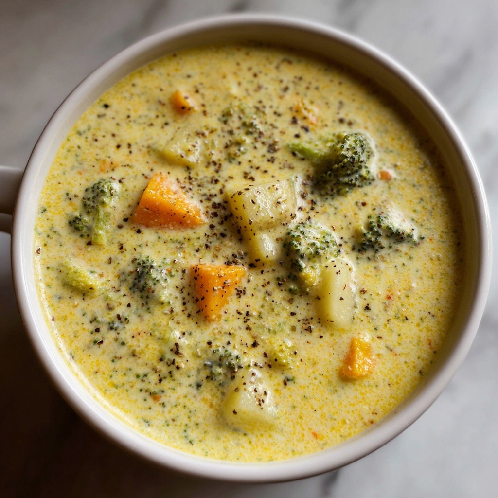 Broccoli Potato Cheese Soup Recipe - Recipe Image