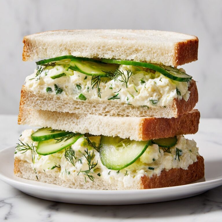 Cucumber Benedictine Tea Sandwiches Recipe