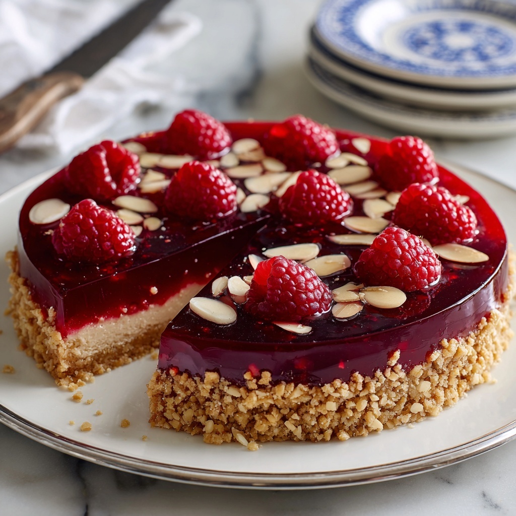 Raspberry and Almond Upside-Down Cake Recipe - Recipe Image