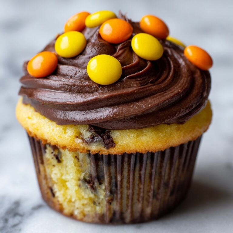 Gooey Chocolate Peanut Butter Cupcakes Recipe