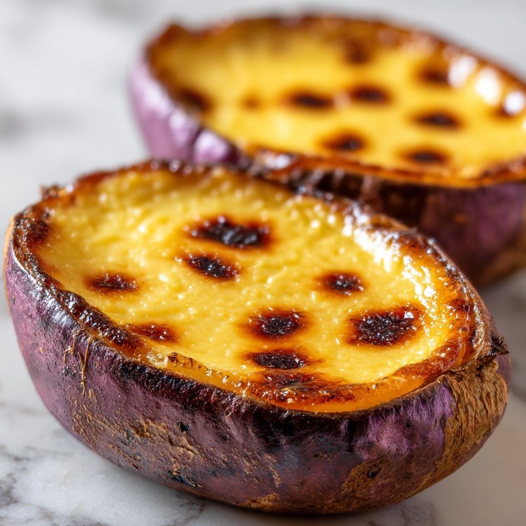 Japanese Sweet Potato Creme Brulee Recipe - Recipe Image