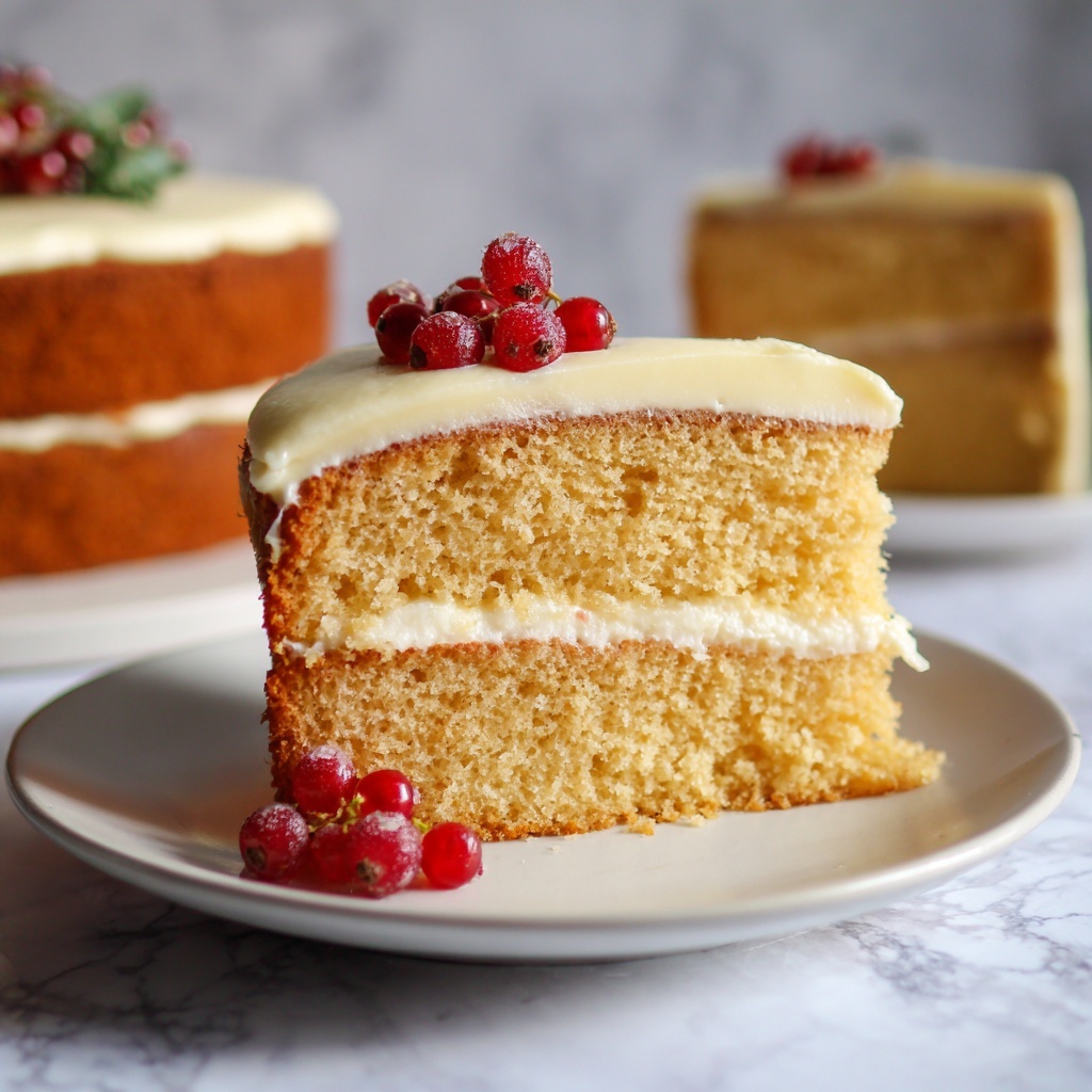 Delightful Vanilla Pudding Cake Recipe - Recipe Image