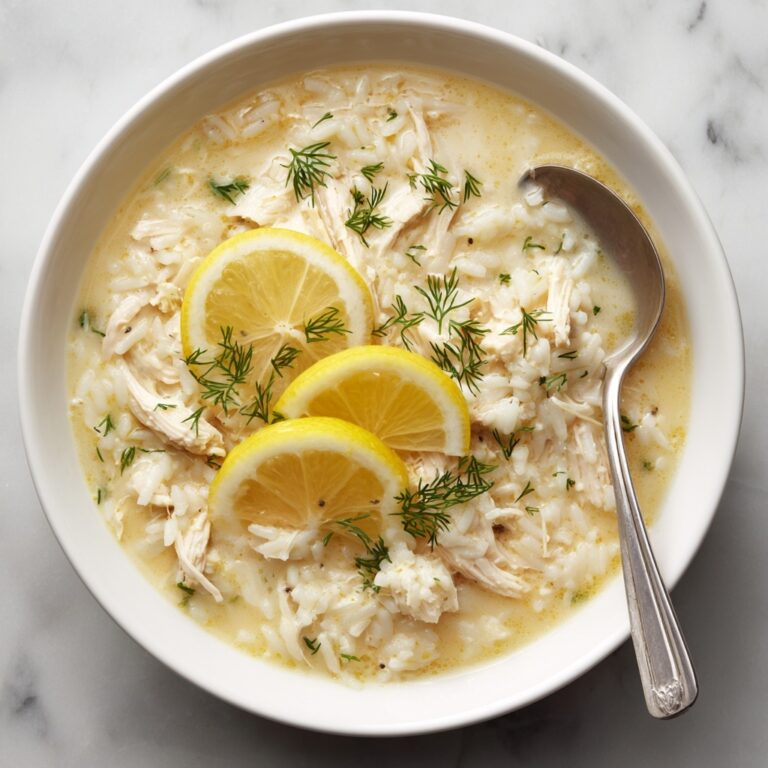 Avgolemono (Greek Egg and Lemon Soup) Recipe