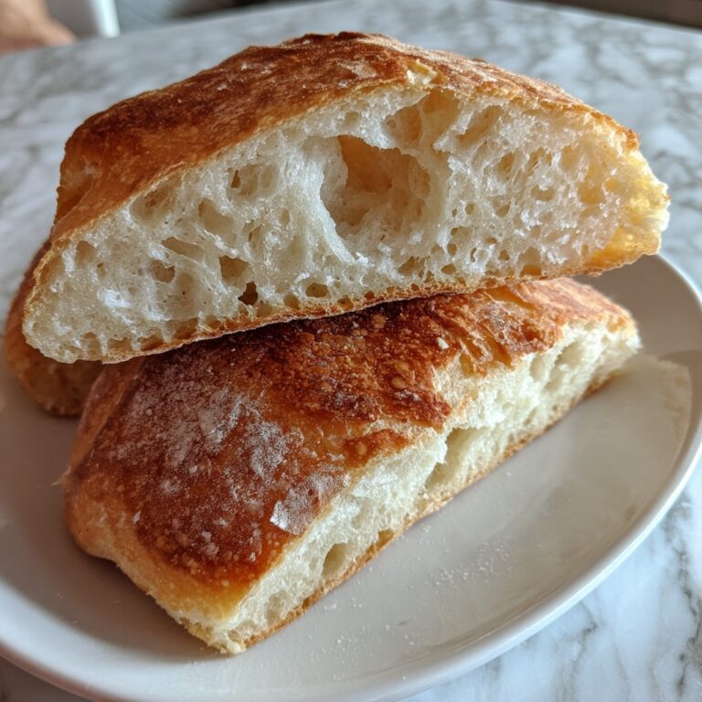 Rustic Italian Crusty Bread Recipe