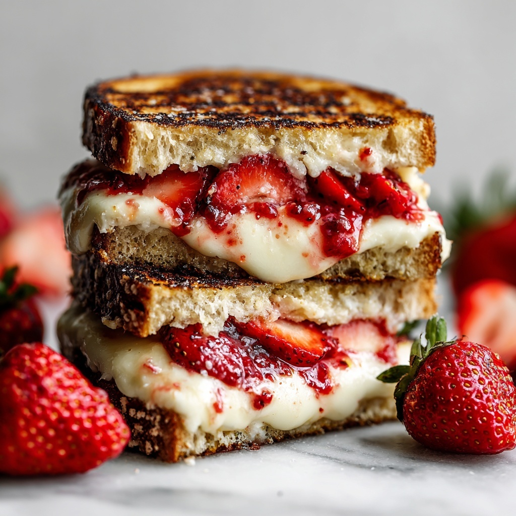 Strawberry Cheesecake Sandwiches Recipe - Recipe Image