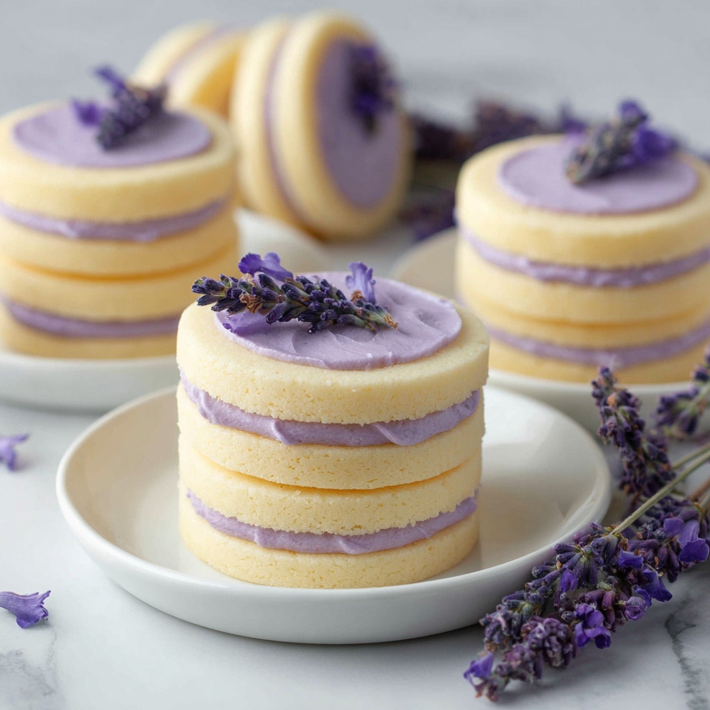 Lemon Lavender Sandwich Cookies Recipe - Recipe Image