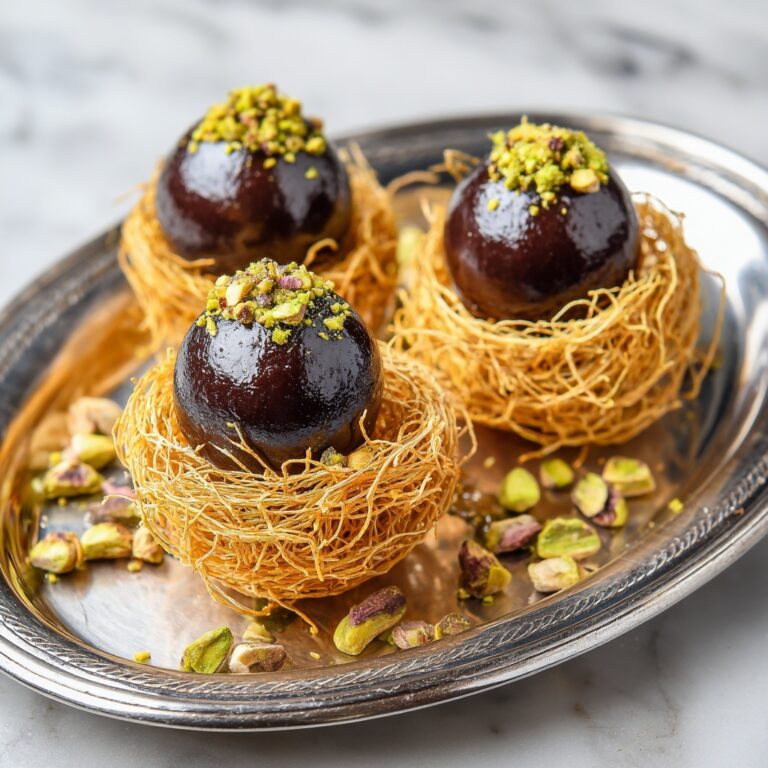 Gulab Jamun in Kunafa Nests Recipe