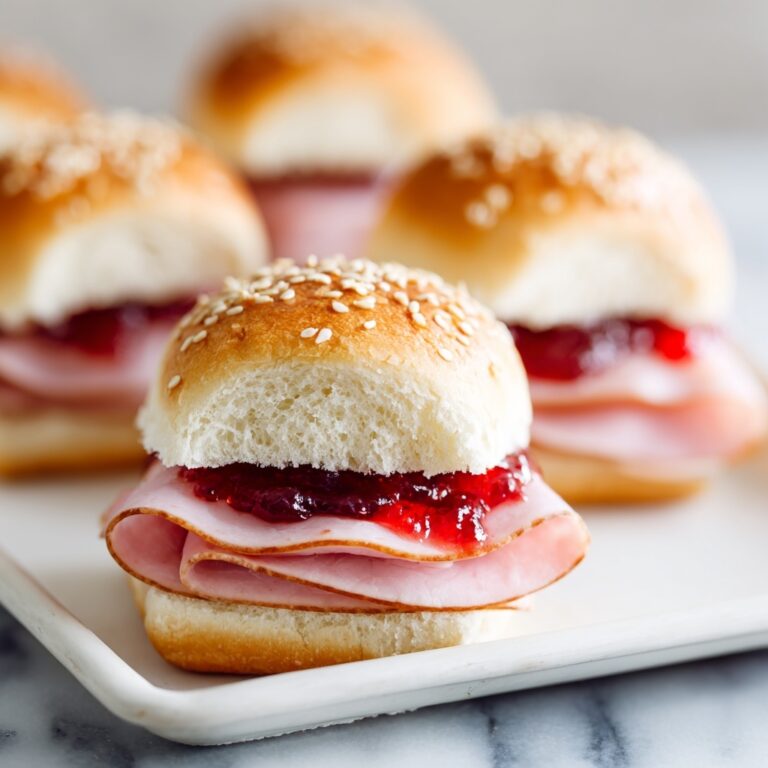 Turkey Cranberry Sliders Recipe